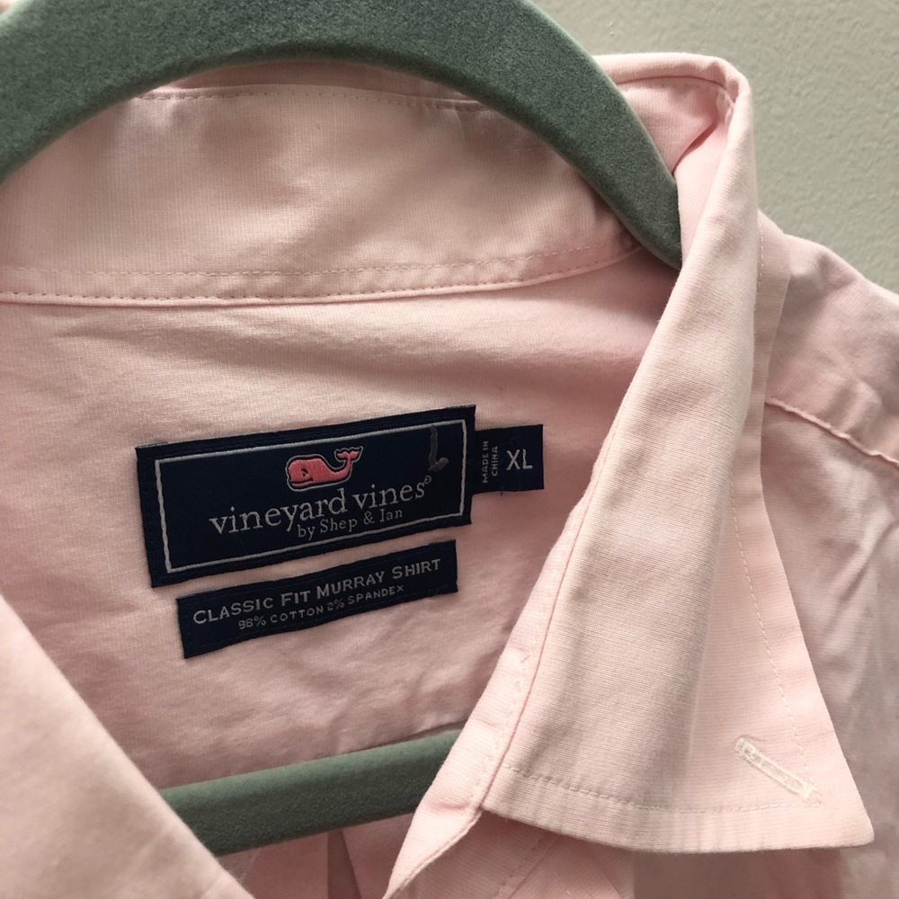 Vineyard Vines Pink Men's Shirt XL